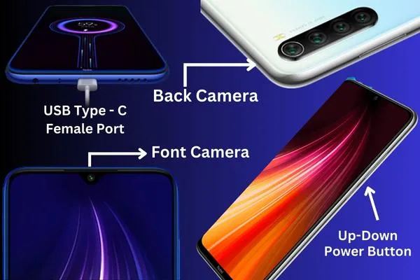 Xiaomi Redmi Note 8: A Comprehensive Look at Its Physical Design (Front and Back View)